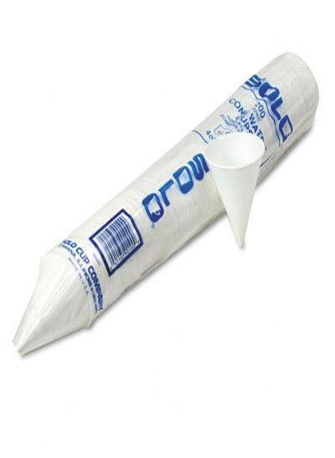 Solo Bundle Lot of 2 Packages of Solo Cone Water Cups - Paper 4 ounces - White - 200 per Pack - Image 2